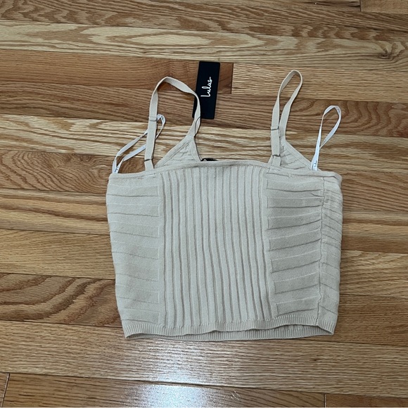 Lulus tan textured tank - NWT - Picture 2 of 3